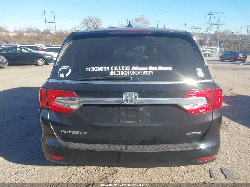 2018 Honda Odyssey Touring VIN: 5FNRL6H83JB012402 Lot: 43858912