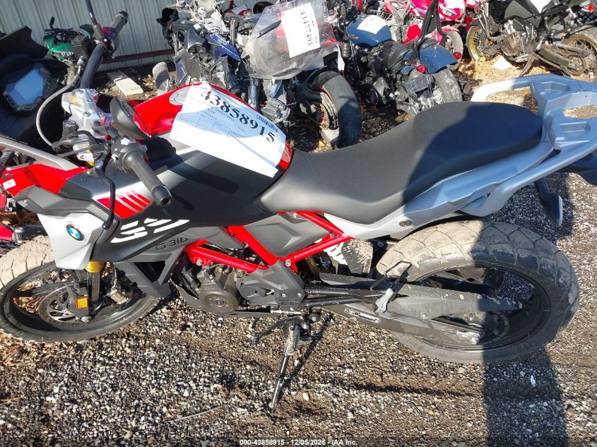 2024 BMW G310 Gs VIN: WB30G3305RRA66410 Lot: 43858915