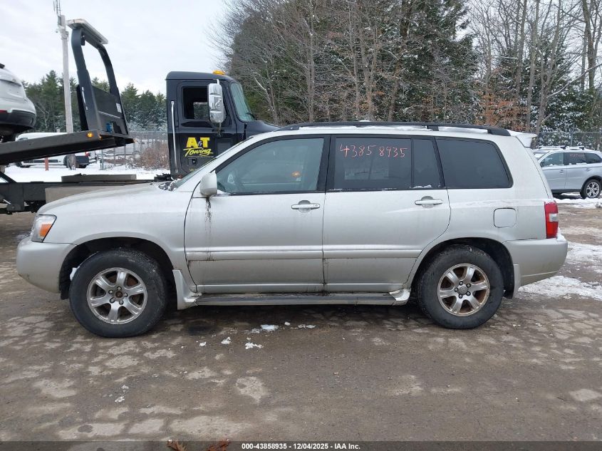 2004 Toyota Highlander V6 VIN: JTEEP21A840006683 Lot: 43858935