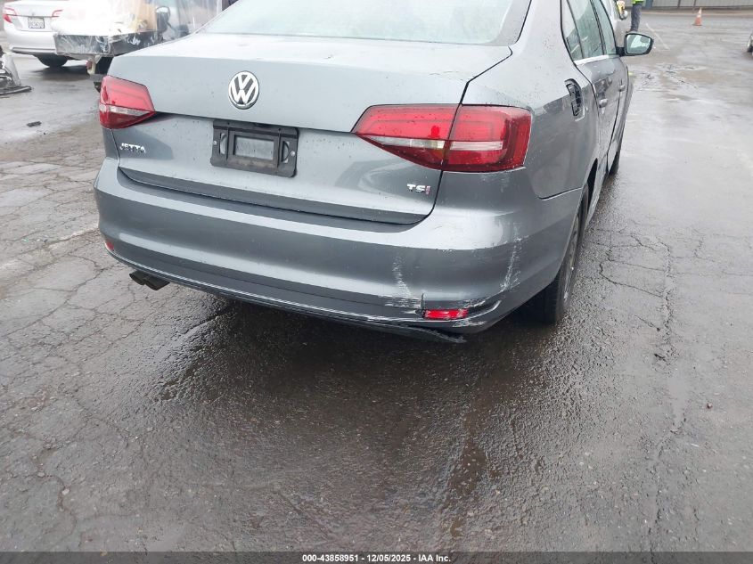 2017 Volkswagen Jetta 1.4T S VIN: 3VW2B7AJXHM292541 Lot: 43858951