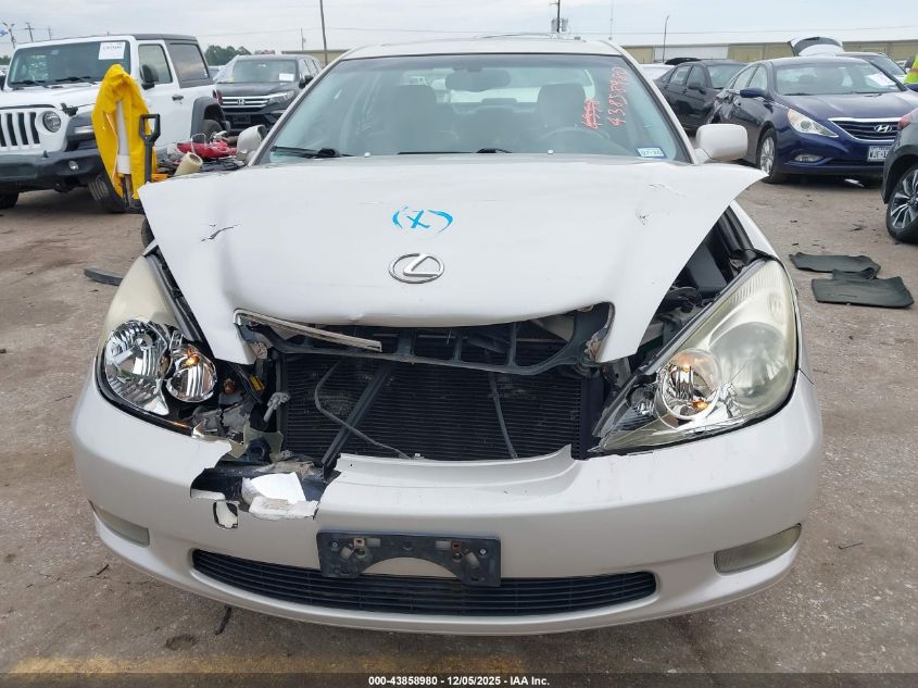 2004 Lexus Es 330 VIN: JTHBA30G540019457 Lot: 43858980