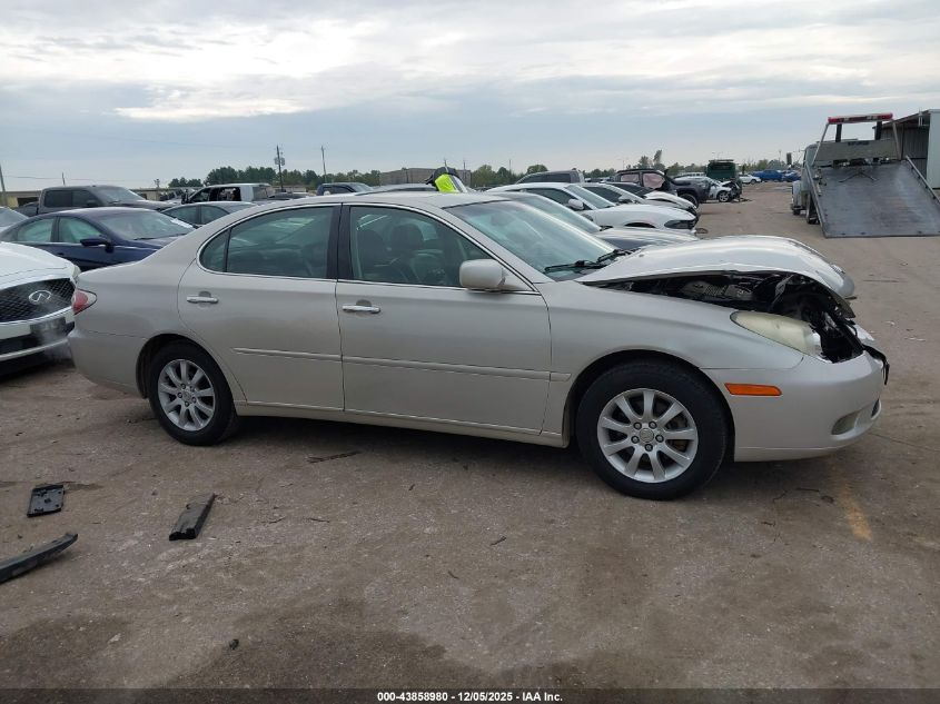 2004 Lexus Es 330 VIN: JTHBA30G540019457 Lot: 43858980