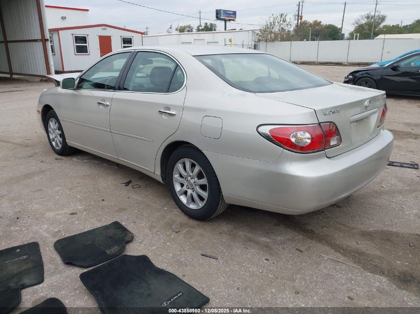 2004 Lexus Es 330 VIN: JTHBA30G540019457 Lot: 43858980