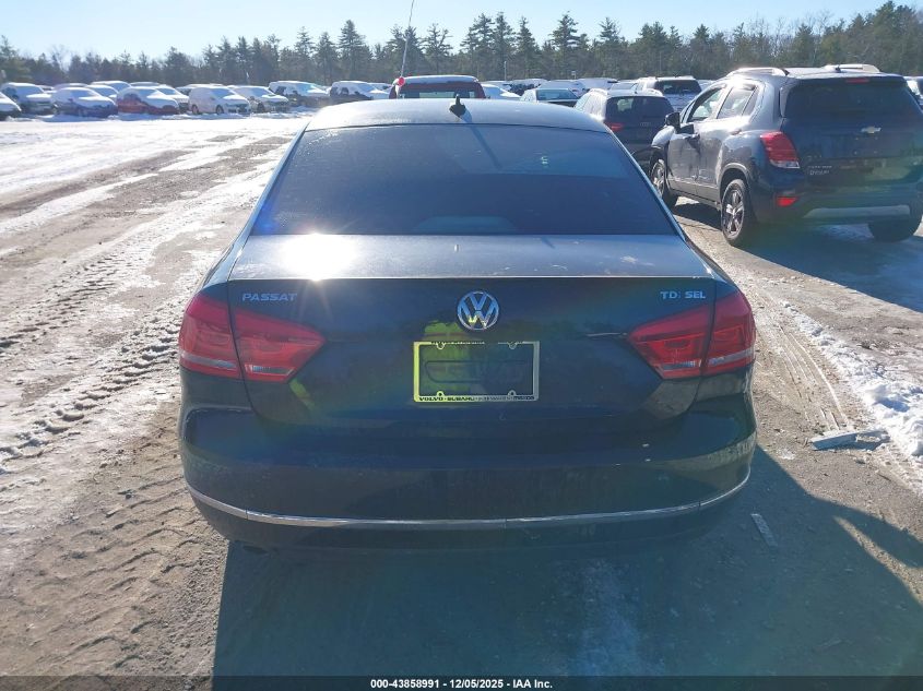 2014 Volkswagen Passat 2.0L Tdi Sel Premium VIN: 1VWCN7A33EC005129 Lot: 43858991