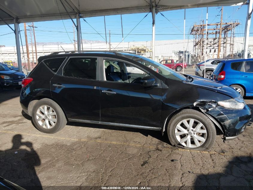 2014 Nissan Murano Sl VIN: JN8AZ1MW8EW533155 Lot: 43859038