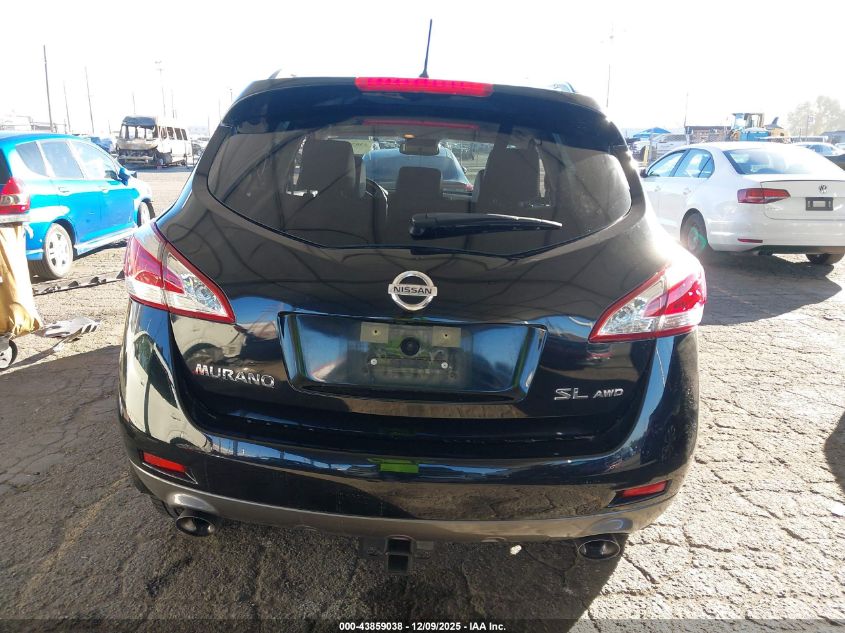2014 Nissan Murano Sl VIN: JN8AZ1MW8EW533155 Lot: 43859038