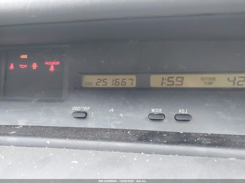 2003 Toyota Avalon Xl VIN: 4T1BF28BX3U270760 Lot: 43859045