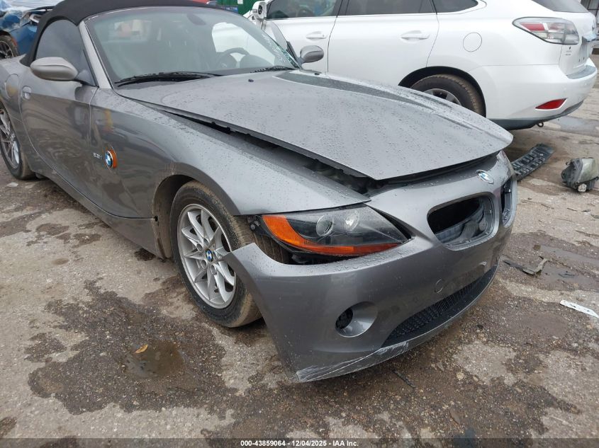 2003 BMW Z4 2.5I VIN: 4USBT33403LS43501 Lot: 43859064