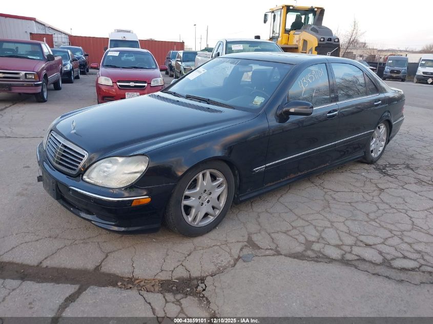 2002 Mercedes-Benz S 600 VIN: WDBNG78J52A246450 Lot: 43859101