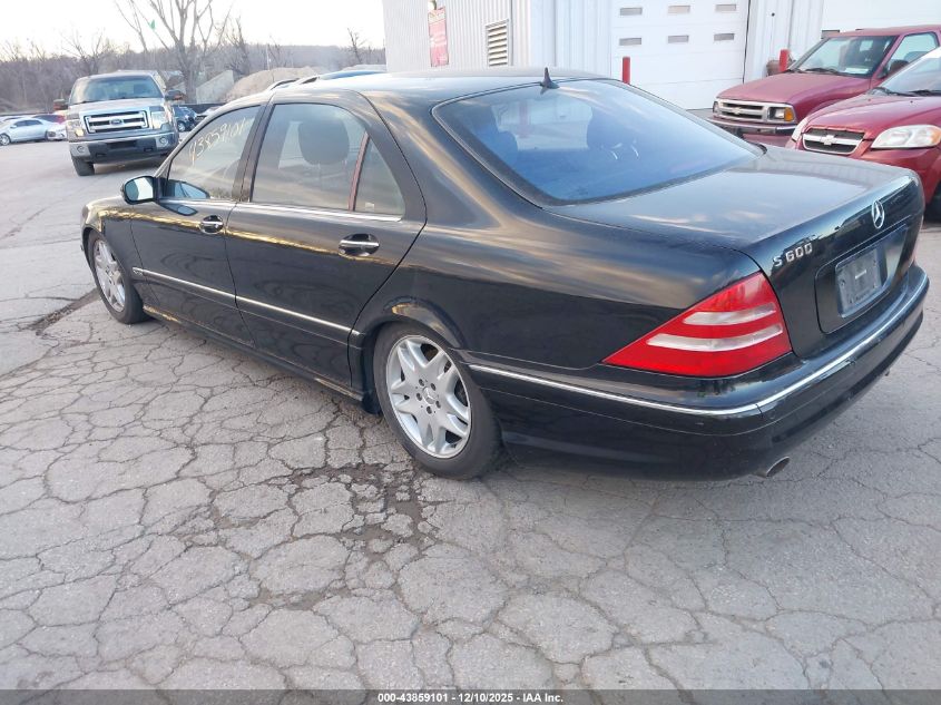 2002 Mercedes-Benz S 600 VIN: WDBNG78J52A246450 Lot: 43859101