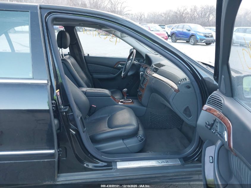 2002 Mercedes-Benz S 600 VIN: WDBNG78J52A246450 Lot: 43859101