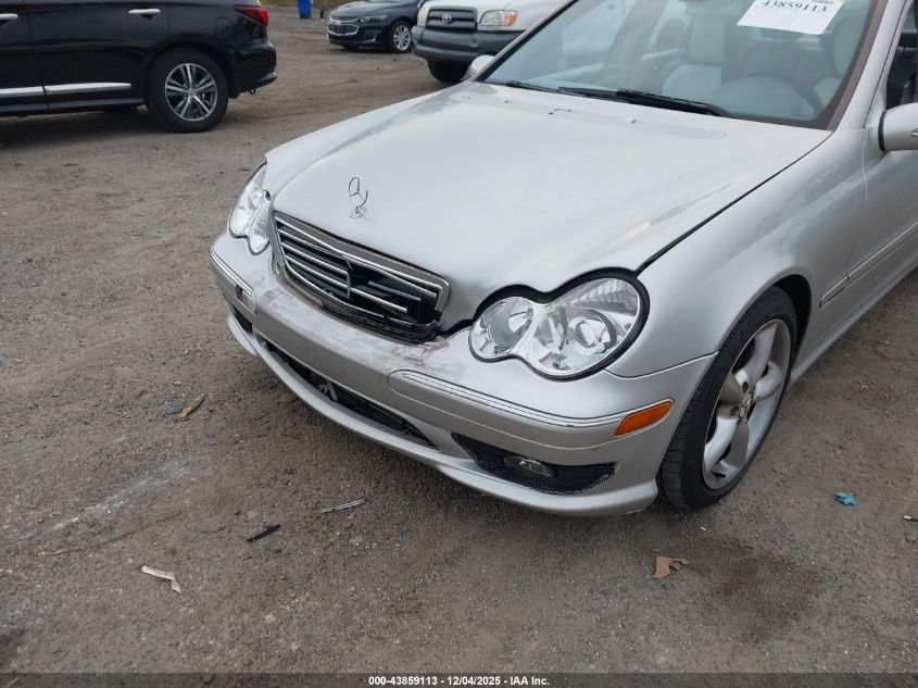 2005 Mercedes-Benz C 230 Kompressor Sport VIN: WDBRF40J95F622394 Lot: 43859113