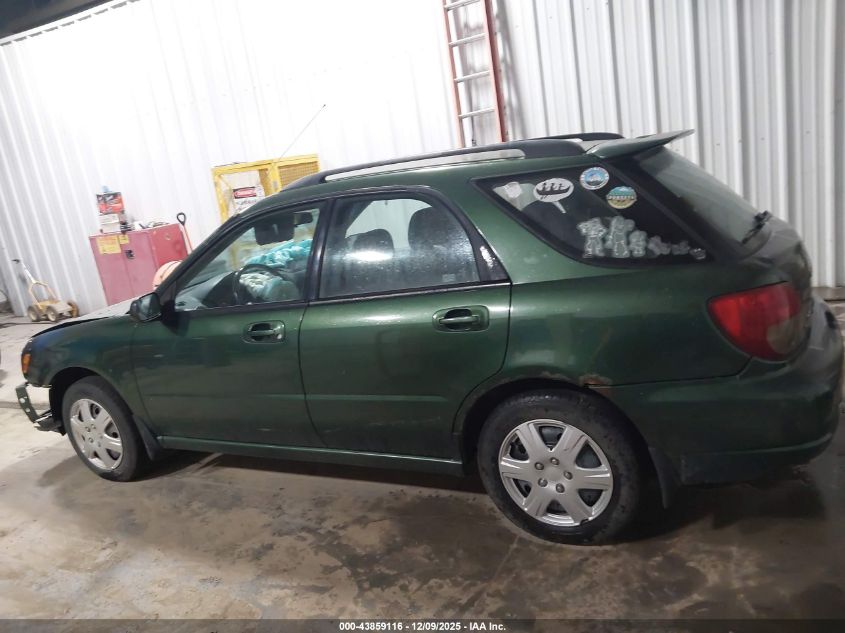 2002 Subaru Impreza 2.5Ts VIN: JF1GG65532G810403 Lot: 43859116