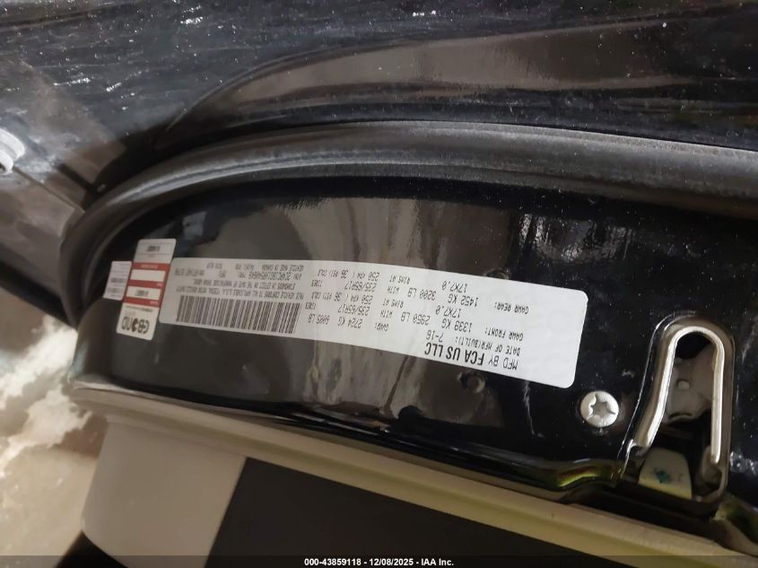 2017 Chrysler Pacifica Touring-L VIN: 2C4RC1BG1HR540649 Lot: 43859118