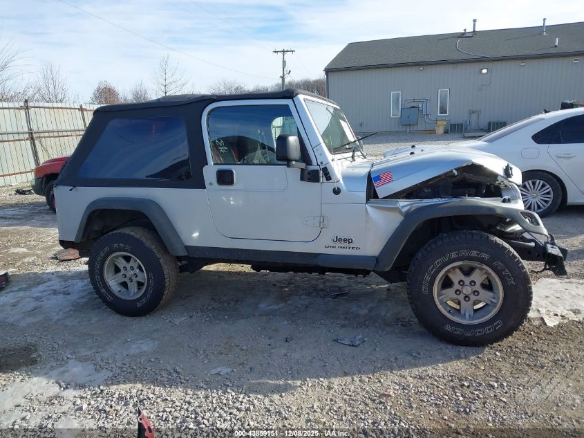 2005 Jeep Wrangler Unlimited VIN: 1J4FA44S25P302439 Lot: 43859151