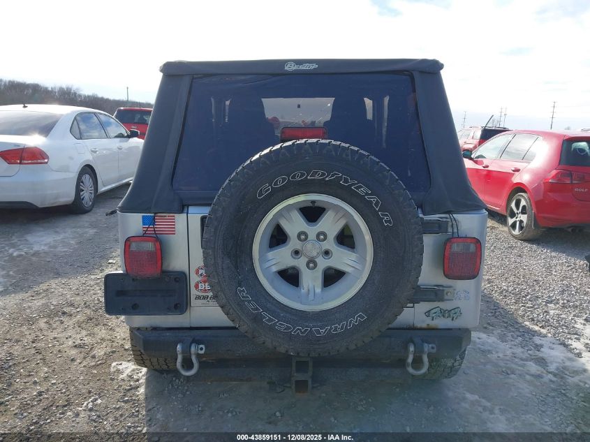 2005 Jeep Wrangler Unlimited VIN: 1J4FA44S25P302439 Lot: 43859151