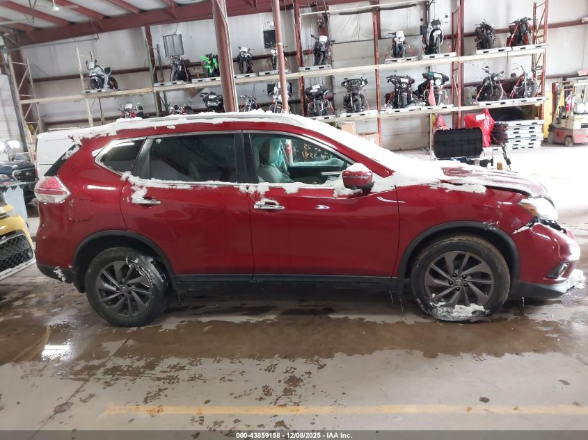 2016 Nissan Rogue Sl VIN: 5N1AT2MVXGC835587 Lot: 43859158