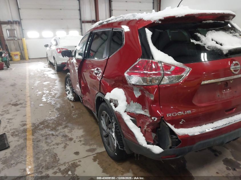 2016 Nissan Rogue Sl VIN: 5N1AT2MVXGC835587 Lot: 43859158