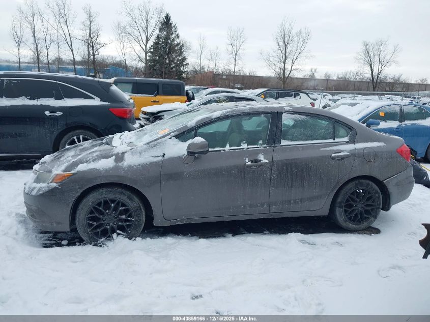 2012 Honda Civic Ex VIN: 19XFB2F86CE079148 Lot: 43859166