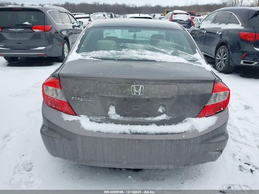 2012 Honda Civic Ex VIN: 19XFB2F86CE079148 Lot: 43859166