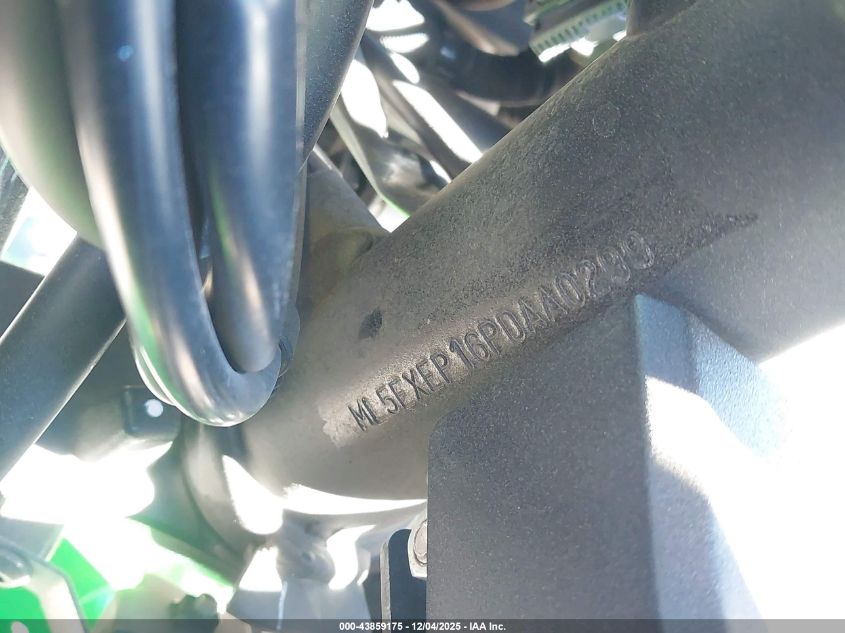 2023 Kawasaki Ex650 P VIN: ML5EXEP16PDAA0299 Lot: 43859175