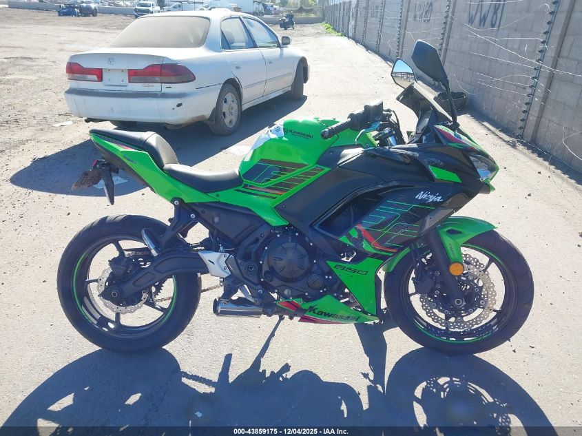 2023 Kawasaki Ex650 P VIN: ML5EXEP16PDAA0299 Lot: 43859175