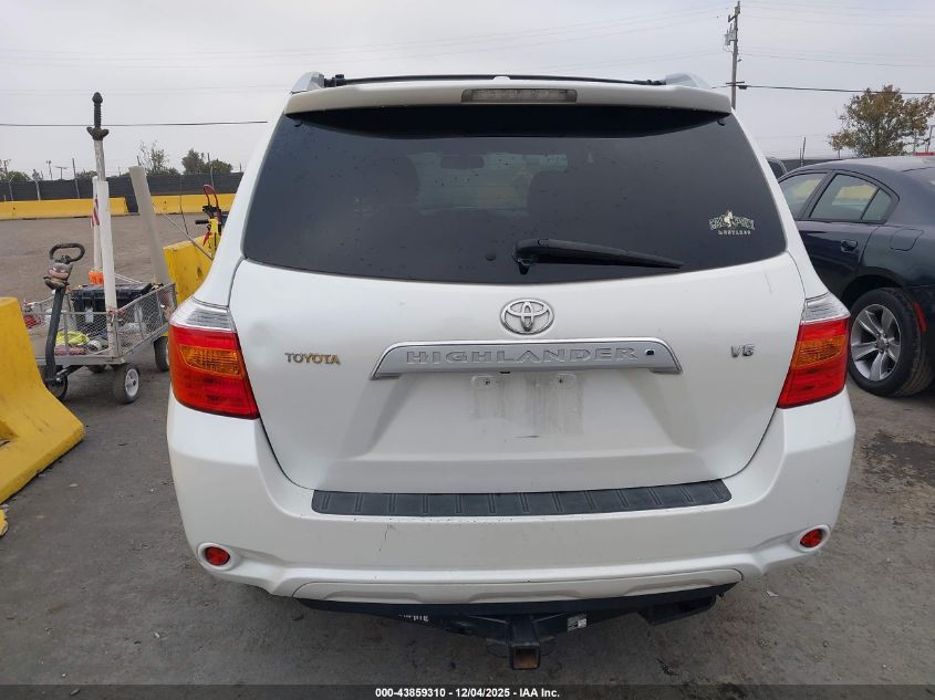 2009 Toyota Highlander Limited VIN: JTEDS42A092092734 Lot: 43859310