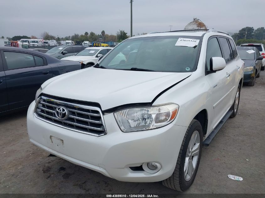 2009 Toyota Highlander Limited VIN: JTEDS42A092092734 Lot: 43859310