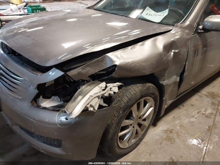 2007 Infiniti G35X VIN: JNKBV61F97M801639 Lot: 43859363