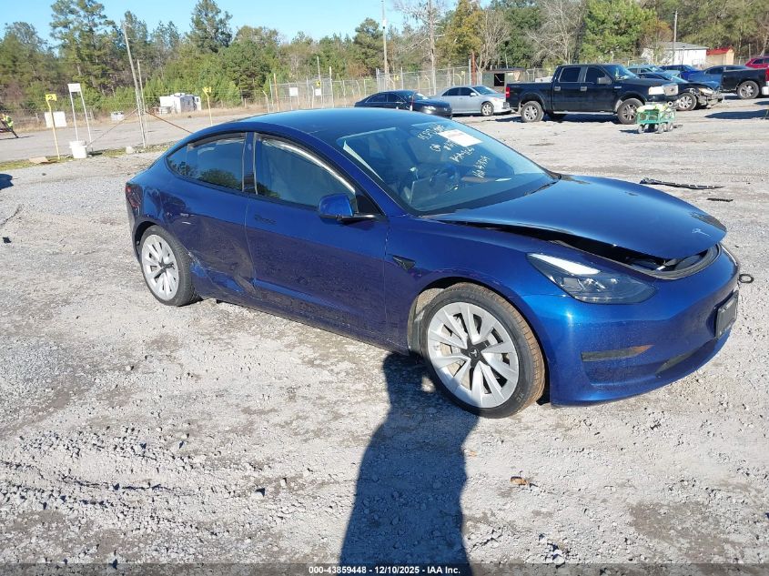 TESLA MODEL 3 REAR-WHEEL DRIVE