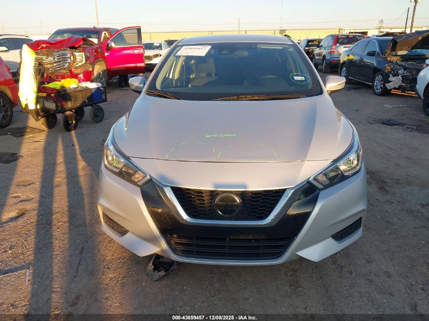 2021 Nissan Versa Sv Xtronic Cvt VIN: 3N1CN8EV7ML861317 Lot: 43859457
