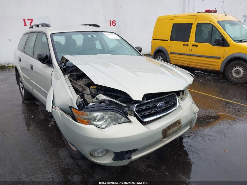 2007 Subaru Outback 2.5I Basic VIN: 4S4BP61C976311929 Lot: 43859484