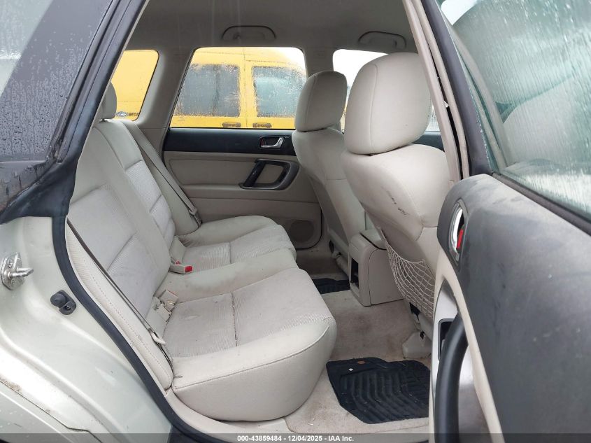 2007 Subaru Outback 2.5I Basic VIN: 4S4BP61C976311929 Lot: 43859484