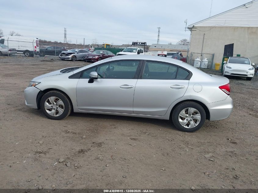 2015 Honda Civic Lx VIN: 19XFB2F58FE299224 Lot: 43859515