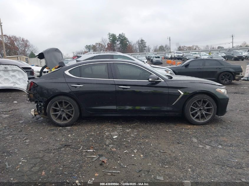 2019 Genesis G70 2.0T Advanced VIN: KMTG64LA8KU030854 Lot: 43859564