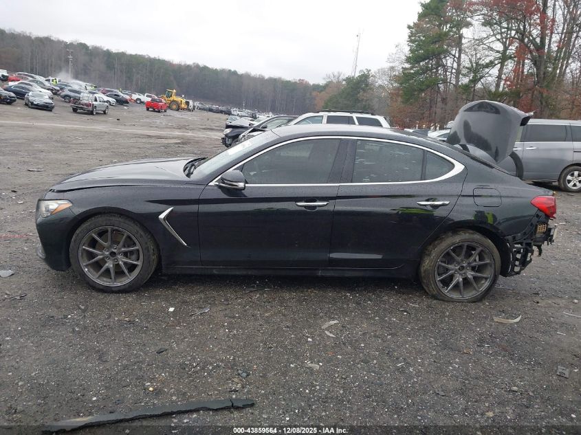 2019 Genesis G70 2.0T Advanced VIN: KMTG64LA8KU030854 Lot: 43859564