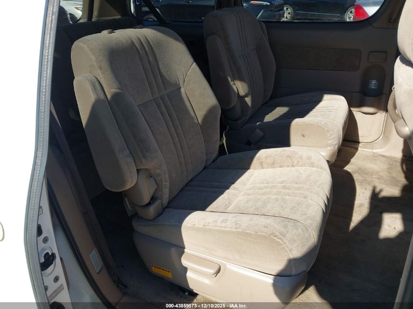 2001 Toyota Sienna Xle VIN: 4T3ZF13CX1U329173 Lot: 43859573