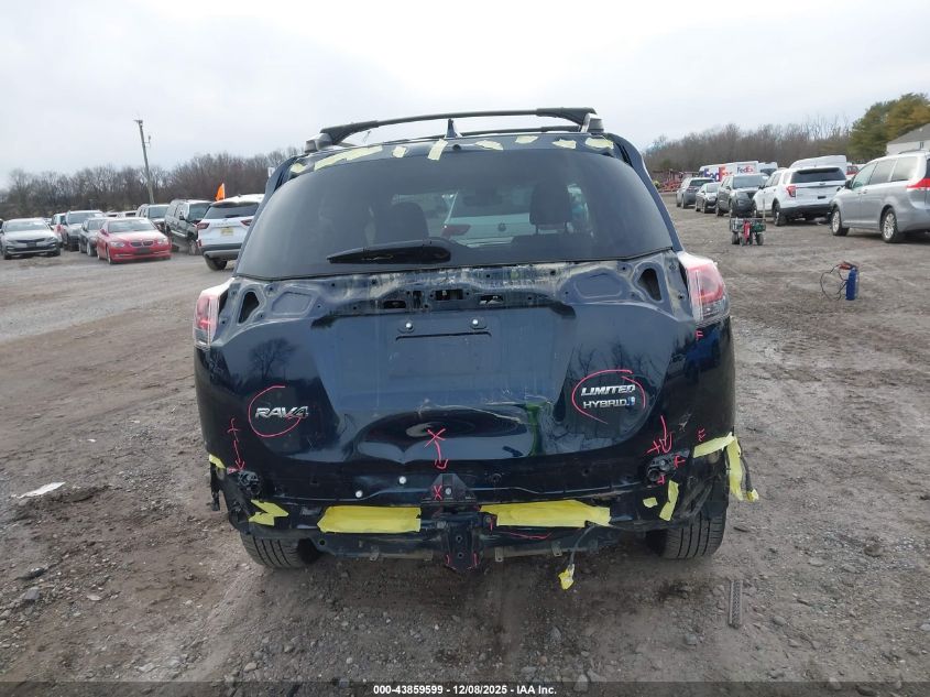 2018 Toyota Rav4 Hybrid Limited VIN: JTMDJREV0JD214309 Lot: 43859599