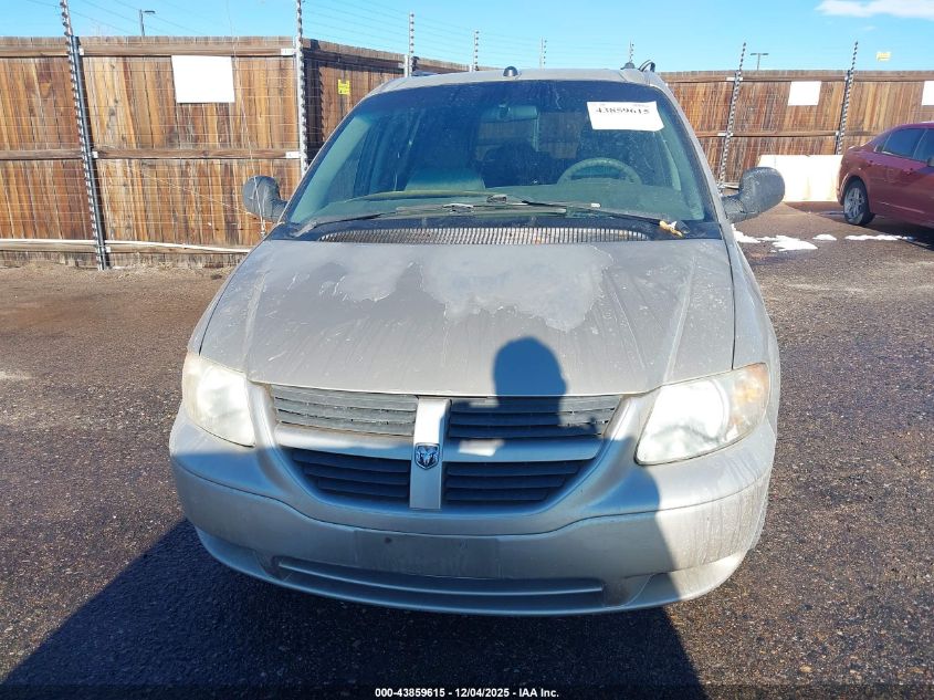 2005 Dodge Grand Caravan Se VIN: 1D4GP24R85B288542 Lot: 43859615