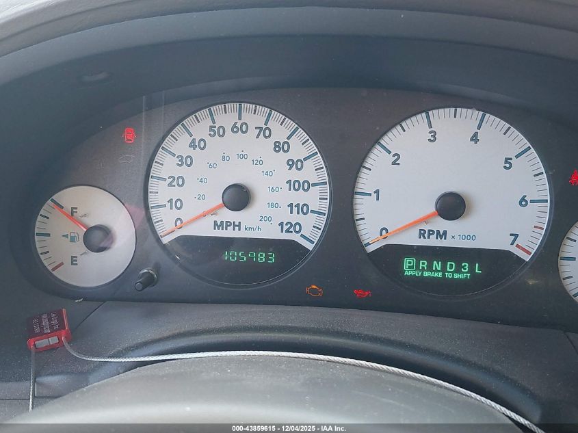 2005 Dodge Grand Caravan Se VIN: 1D4GP24R85B288542 Lot: 43859615