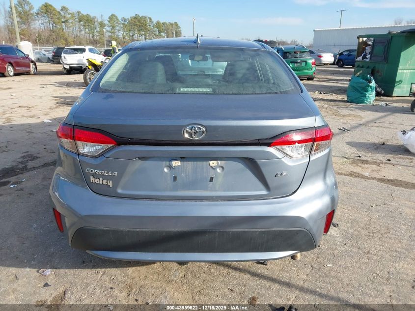 2022 Toyota Corolla Le VIN: 5YFEPMAE7NP285330 Lot: 43859622