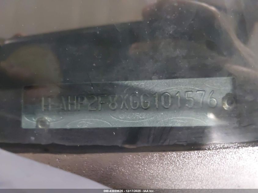 2016 Ford Taurus Limited VIN: 1FAHP2F8XGG101576 Lot: 43859626