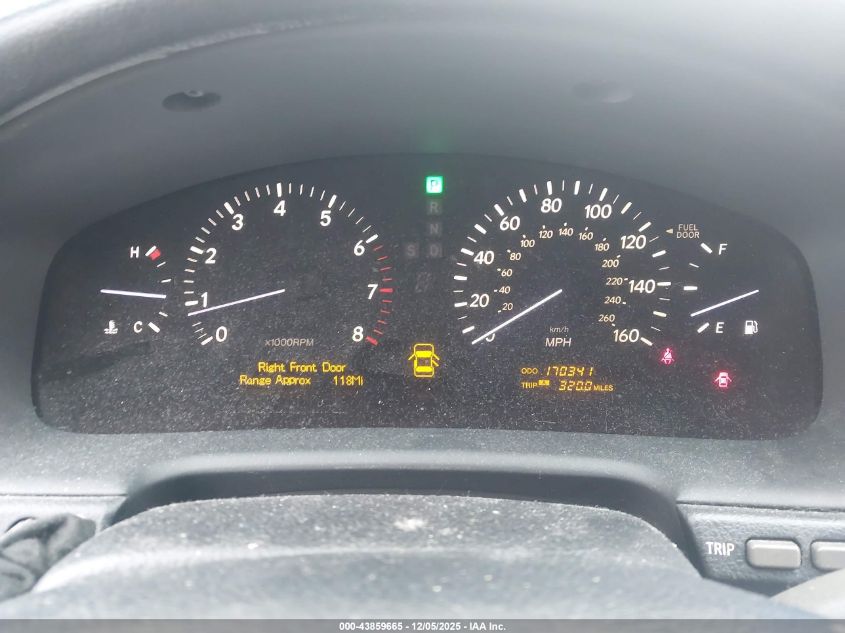 2004 Lexus Ls 430 VIN: JTHBN36F040147625 Lot: 43859665