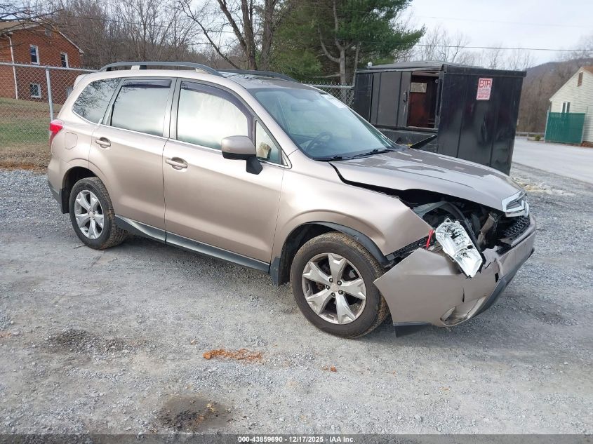 2015 Subaru Forester 2.5I Limited VIN: JF2SJAHC5FH414820 Lot: 43859690