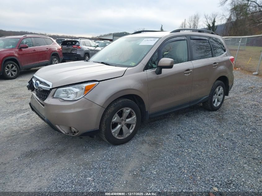 2015 Subaru Forester 2.5I Limited VIN: JF2SJAHC5FH414820 Lot: 43859690