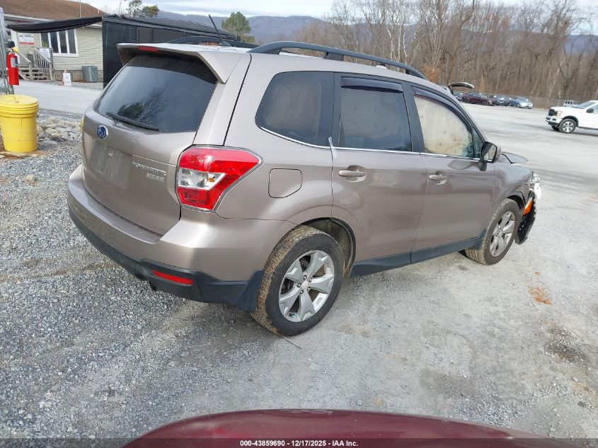 2015 Subaru Forester 2.5I Limited VIN: JF2SJAHC5FH414820 Lot: 43859690