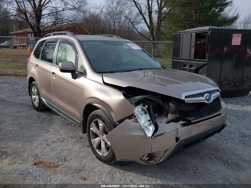 2015 Subaru Forester 2.5I Limited VIN: JF2SJAHC5FH414820 Lot: 43859690