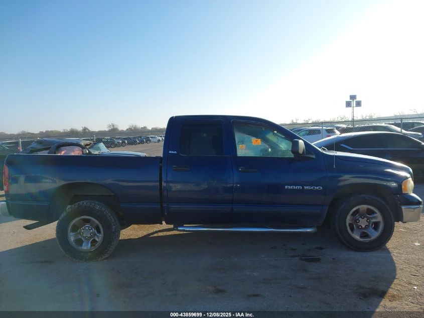 2002 Dodge Ram 1500 St VIN: 3D7HA18Z42G205737 Lot: 43859699