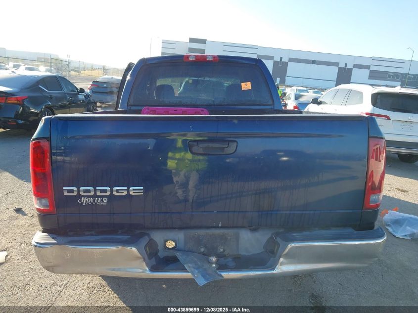 2002 Dodge Ram 1500 St VIN: 3D7HA18Z42G205737 Lot: 43859699