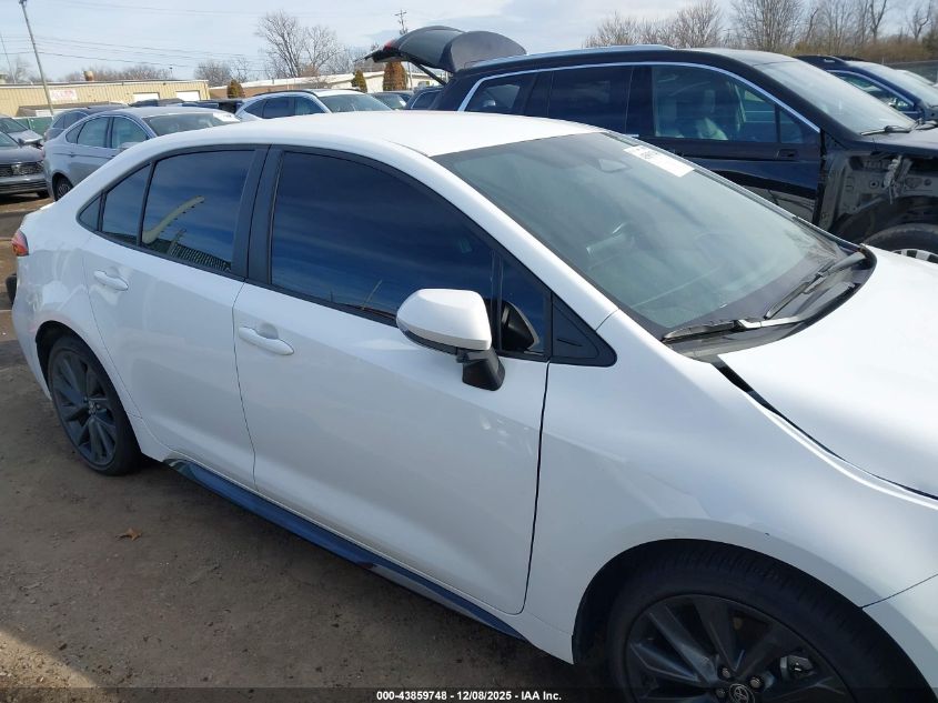 2025 Toyota Corolla Se VIN: 5YFS4MCEXSP244436 Lot: 43859748